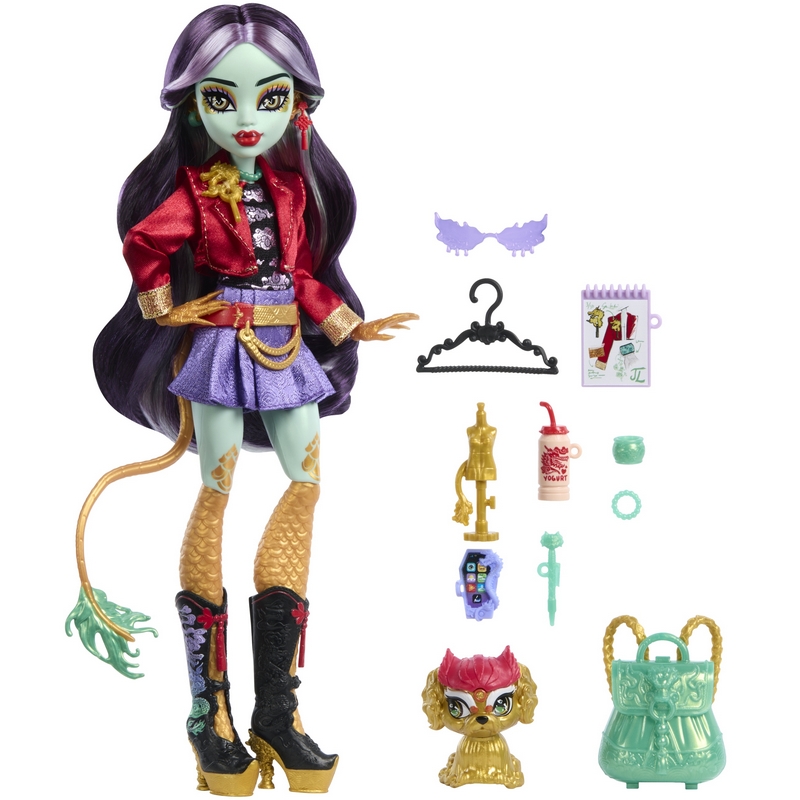 Mattel Monster High Bábika Jinafire Long 27 cm